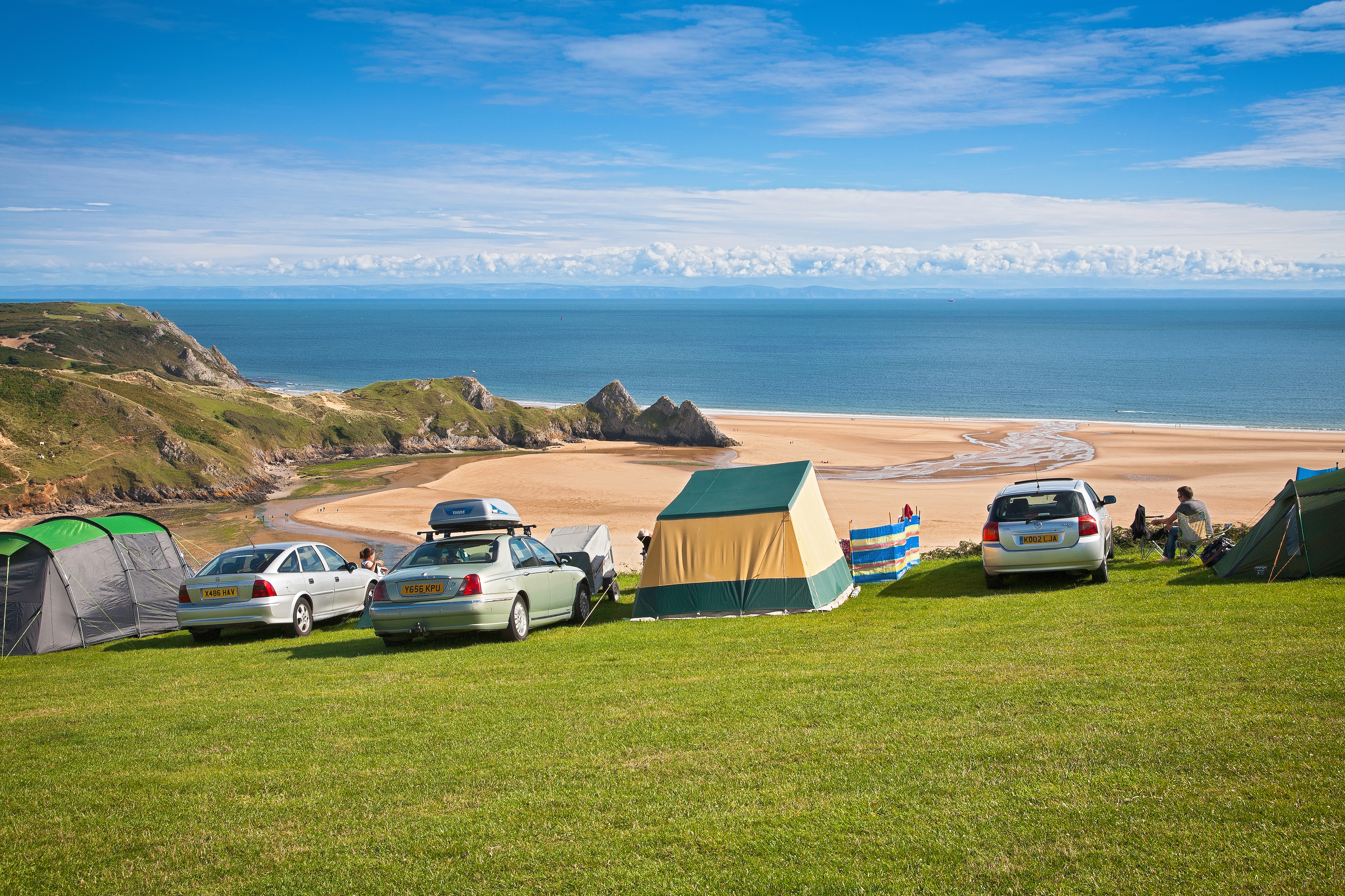Three Cliffs Bay is one of the top beaches in Wales